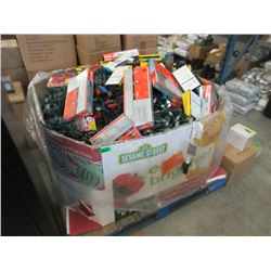 Skid of Store Return Christmas Lights and More