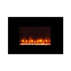 New Dynasty 36" Flat Glass Wall-Mount Fireplace