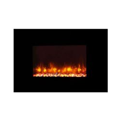 New Dynasty 36" Flat Glass Wall-Mount Fireplace