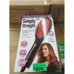 3 New "Simply Straight" Electric Hair Brushes