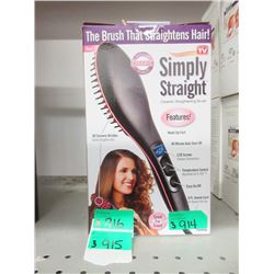 3 New "Simply Straight" Electric Hair Brushes