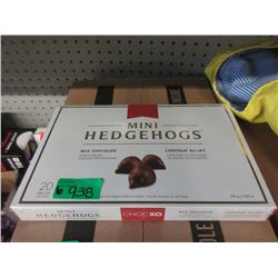 6 Cases of 20 Mini Hedgehogs Chocolates