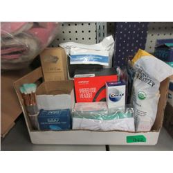 Box Lot of Assorted Personal Care Goods and More