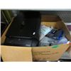 Image 1 : Paper Shredder and Large Box of Clothing