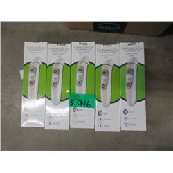 5 Forehead & Ear Thermometers