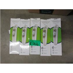 5 Forehead & Ear Thermometers