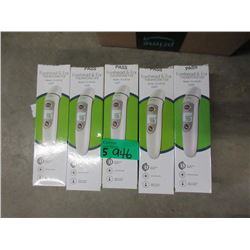 5 Forehead & Ear Thermometers