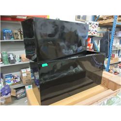 New Large 2 Piece Black Lacquer Planter Box Set