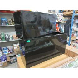 New Large 2 Piece Black Lacquer Planter Box Set