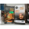 Image 1 : 2 New Natural  Salt Lamps with Bulbs