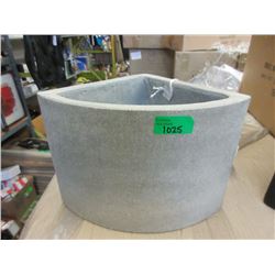 New Small Grey Ficonstone Corner Planter