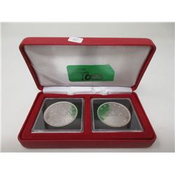2 Versions of the 1950 Canadian Silver Dollar Coin