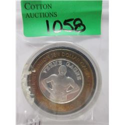 .999 Silver Westward Casino $10 Token