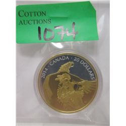 2014 Fine Silver Canada "Nanaboozhoo" $20 Coin
