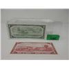 Image 2 : 1954 Canadian $1 and $2 Replacement Bank Notes