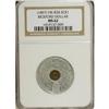 1897 Bickford Dollar MS62 NGC. HK-834. Aluminum, brass 