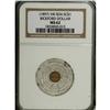 (1897) Bickford Dollar MS62 NGC. HK-834, "very rare." B 
