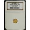 1898 Alaska Gold One Pinch MS64 NGC. AK HK-843 Indian h 