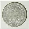 Image 2 : Counterstamped Seated Liberty Quarter Two Piece Lot. Tw 