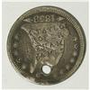 Image 3 : Counterstamped Seated Liberty Quarter Two Piece Lot. Tw 