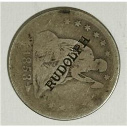 Counterstamped Seated Liberty Quarter Group Lot of Know 