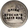Image 1 : Counterstamped 1877 Seated Quarter, Drink Stoehr''s Lag 