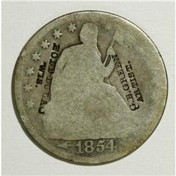 Counterstamped Pair of Seated Half Dollars. Two differe 