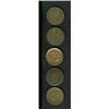 Image 1 : Counterstamped Large Cent Group Lot. Five U.S. large ce 