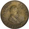 Image 1 : (1834) Andrew Jackson, Low-3 Rulau-HT-5 R.3, AU55 NGC. 