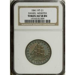 Daniel Webster Hard Times Lot. Consists of: an 1841 Dan 