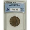 Image 1 : 1837 Illustrious Predecessor, R.1, AU55 ANACS. Copper. 