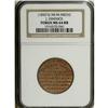 Image 1 : (1850s) J. Dimmick, Detroit, MI, MS64 Red and Brown NGC 