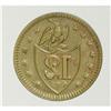 Image 2 : Undated 12 Cent Token AU58 Uncertified. An eagle stands 