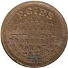 1863 F. Gies Grocer, Detroit, MI, Fuld-MI-225AG-3A, R.8 