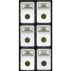 1863 Benjamin & Herrick, Albany, NY, MS64 Brown NGC, Fu 