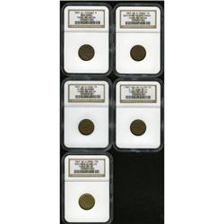 Civil War Merchant Group Lot. Consists of: an 1863 D.L. 