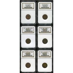 1863 F.J. Bieler, Buffalo, NY, MS64 Brown NGC, Fuld-NY1 