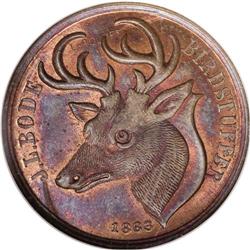 1863 J.L. Bode, Birdstuffer, Fuld-NY-630H-1a, R.1, MS65 