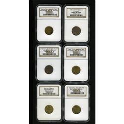 1863 Broas Pie Baker, New York, NY, MS63 NGC, Fuld-NY63 