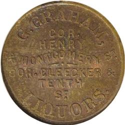 (1861-65) G. Graham Liquors, Fuld-NY-630AE-1a, R.2, MS6 