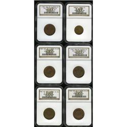 1863 B. Maloney, New York, NY, MS65 Red and Brown NGC, 