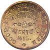 Image 1 : 1860 T. Racek Beer Token, Watertown, WI, Fuld-WI-920M-1 