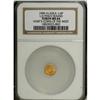 Image 1 : 1900 Alaska Gold 1/4 Pinch MS64 NGC. Gould-Bressett 128 