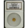 Image 1 : 1901 Alaska Gold 1/4 Pinch MS63 NGC. Gould-Bressett 131 