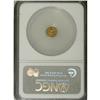 Image 2 : 1909 Alaska Gold A.Y.P.E. 1/4 DWT MS63 NGC. Gould-Bress 