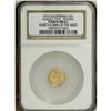 Image 1 : 1915 Eureka Gold Token MS61 NGC. Gold dollar size. An e 