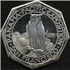 Image 2 : Pan-Pacific Exposition Commemorative .999 Silver Slug. 