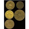 Image 1 : Miscellaneous Bronze Medal Group Lot. Five medallions, 
