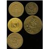 Image 2 : Miscellaneous Bronze Medal Group Lot. Five medallions, 
