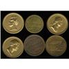 Image 2 : Group Lot. This lot contains: six small historic tokens 